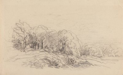 Paysage avec arbres - David Cox